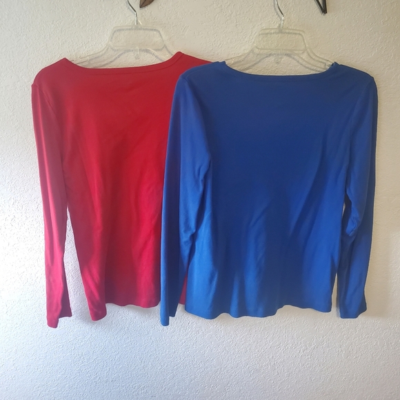 2 for 1 Womens long sleeve tees - Picture 2 of 4